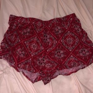 Bandana Print Shorts